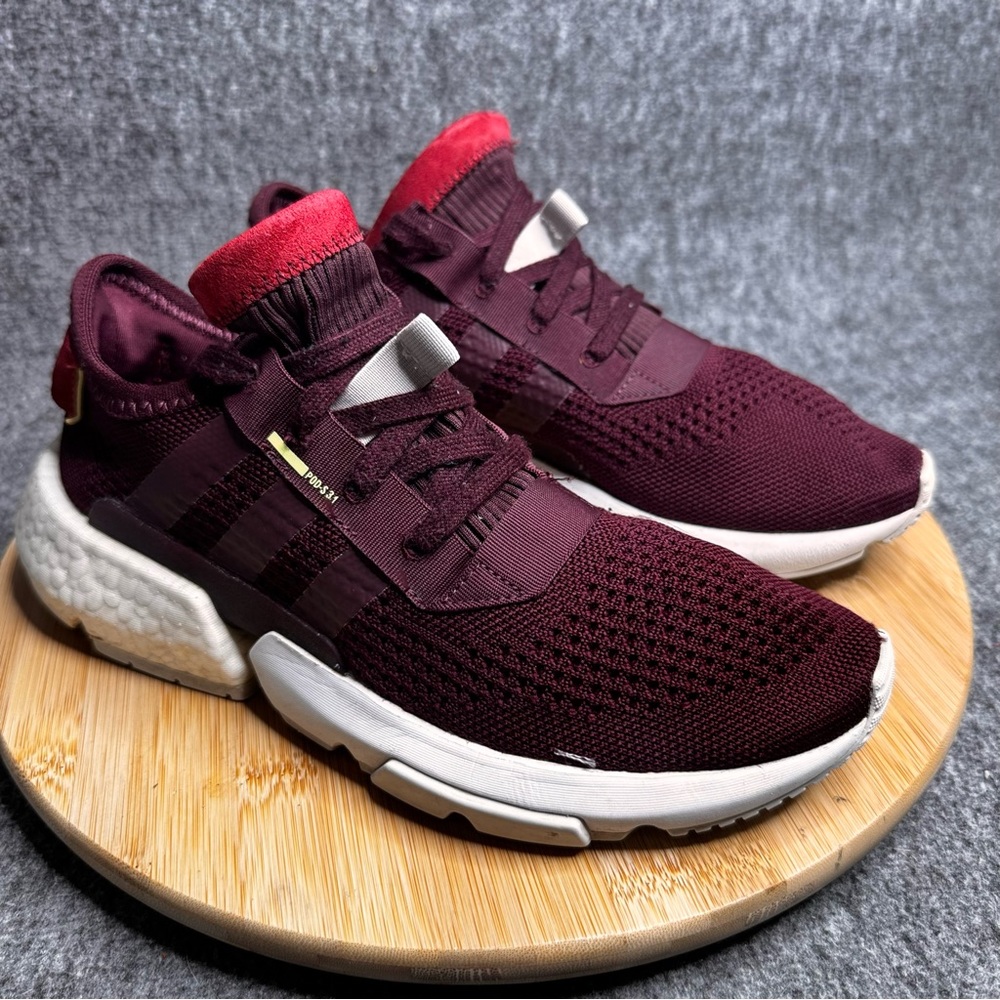ADIDAS POD-S 3.1 Boost Ultra Hi-Res Women’s Burgundy Sneakers Size 8